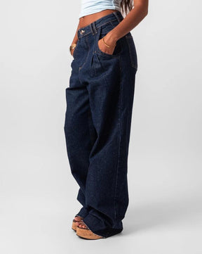 CALÇA JEANS PREGAS TAYLOR